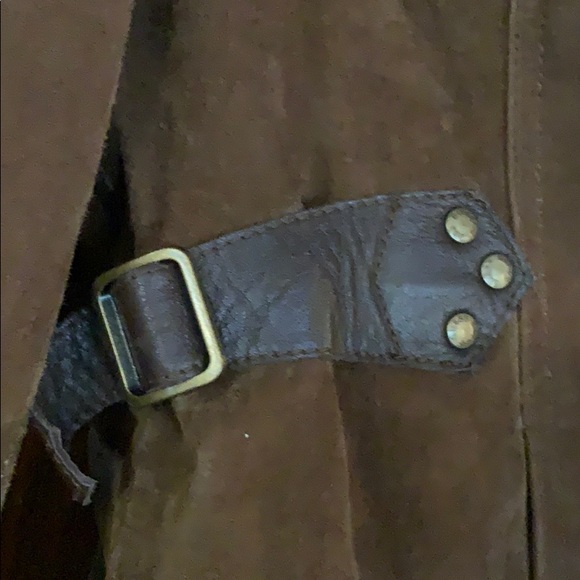 Great Condition GUESS genuine leather coat - Picture 6 of 7